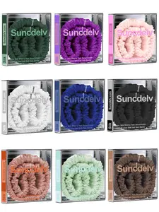 2PCS/Boxed 100% Pure Mulberry Silk Hair Scrunchies. High Quality Solid Color, Gentle And Non‑Damaging to Hair. A Practical And Stylish Daily Essential For Effortless Hairstyling.