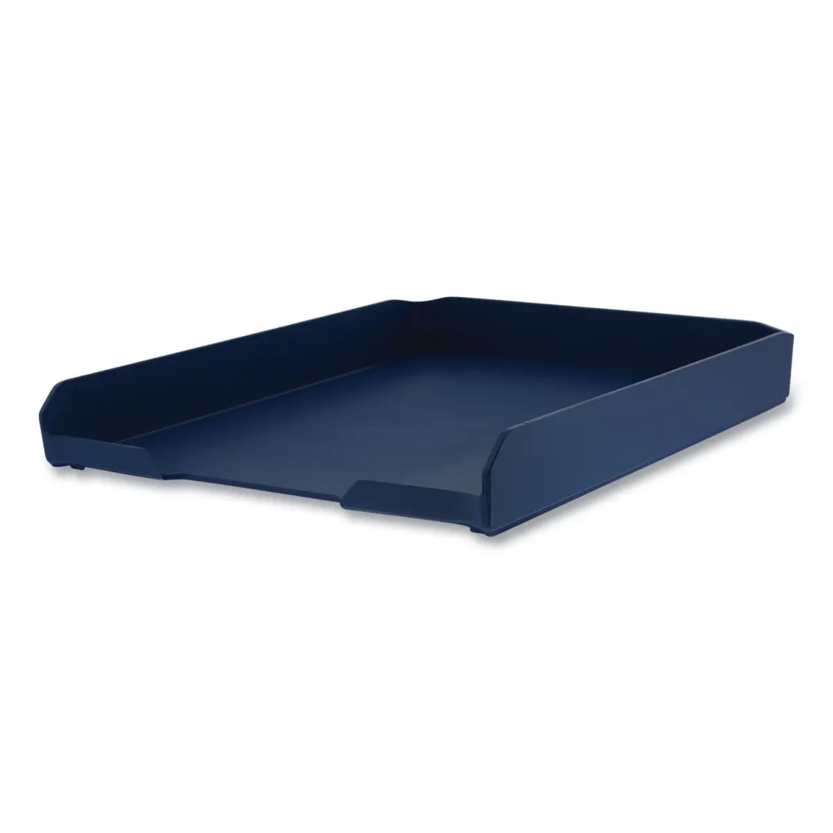 Stanbostit KT-TRAY-BLUE Letter Size 1 Section Konnect Stackable Letter Tray, Blue