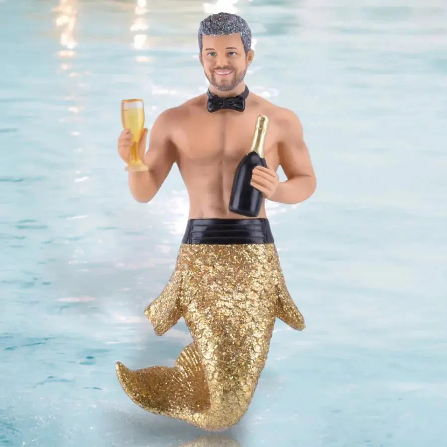 Champs Merman Ornament