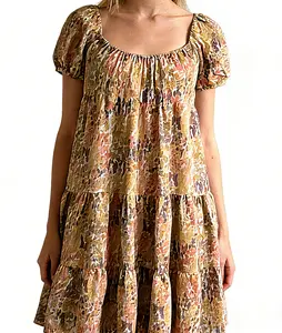 Peach Whip Cascading Ruffle One-Piece | Designer Cropped Jumpsuit