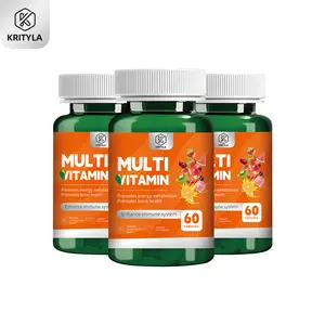【KRITYLA】Multivitamin  , Contains Vitamin d3, Vitamin C, Vitamin A, Vitamin B,  Vitamin E, Collagen Peptide, Enhance immune system