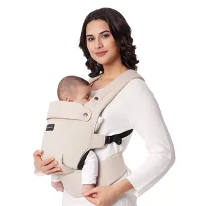 Momcozy Baby Carrier - Ergonomic, Cozy and Lightweight Carrier for 7-44lbs, Effortless to Put On, Ideal for Hands-Free Parenting, Enhanced Lumbar Support, Purehug for Infant to Toddler