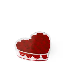 Top Selling Real Preserved Forever Roses in Large Heart Arrangement by Ricordami artificial flower