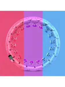 Smart Weighted Fitness Hoop for Adults Weight Loss, Fitness Massage Workout Equipment, Great for Adults and Beginners