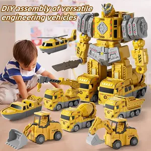 29PCSTransform Magnetic Construction Robot Toys Gifts for 3 4 5 6 Year Old Boys Kids, Easy DIY Assembly, Magnetic Building Set, Transforming Trucks Toys for Boys Kids, Ideals 3 4 5 6 Year Old Boy Birthday Gift magnetic transforming cars