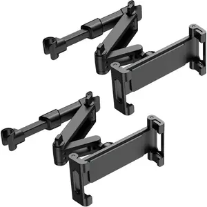 PC Tablet Mounts 2 Pack Tablet Holder for ,ipad Headrest Mount for 5.5-18.4 Inch ipad/Phones  Tablets Holder with 360?Rotating Adjustable,Black