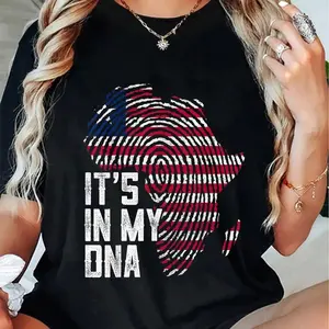 100% Cotton It's In My Dna Liberia Flag Shirt, African American Liberian T-Shirt