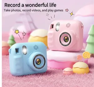 Mother's Day Gift: popular camera for 2026, enabling children to record joyful moments with fun, instant shooting, 2/5/10-second delay shooting, music playback, USB charging, 600mAh battery, shockproof, scratch-resistant, and 5 stylish games.