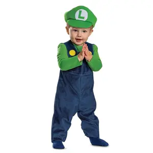 Super Mario Bros Infant Posh Luigi Costume