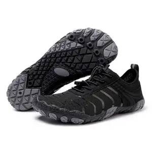 Barefoot Shoes for Women & Men, Grounded Walking Hiking Barefoot Shoes, Wide Toe Box Non-Slip Water Athletic Footwear, Comfortable Vitality Barefoot Footwear, Trail Running Sneakers Unisex