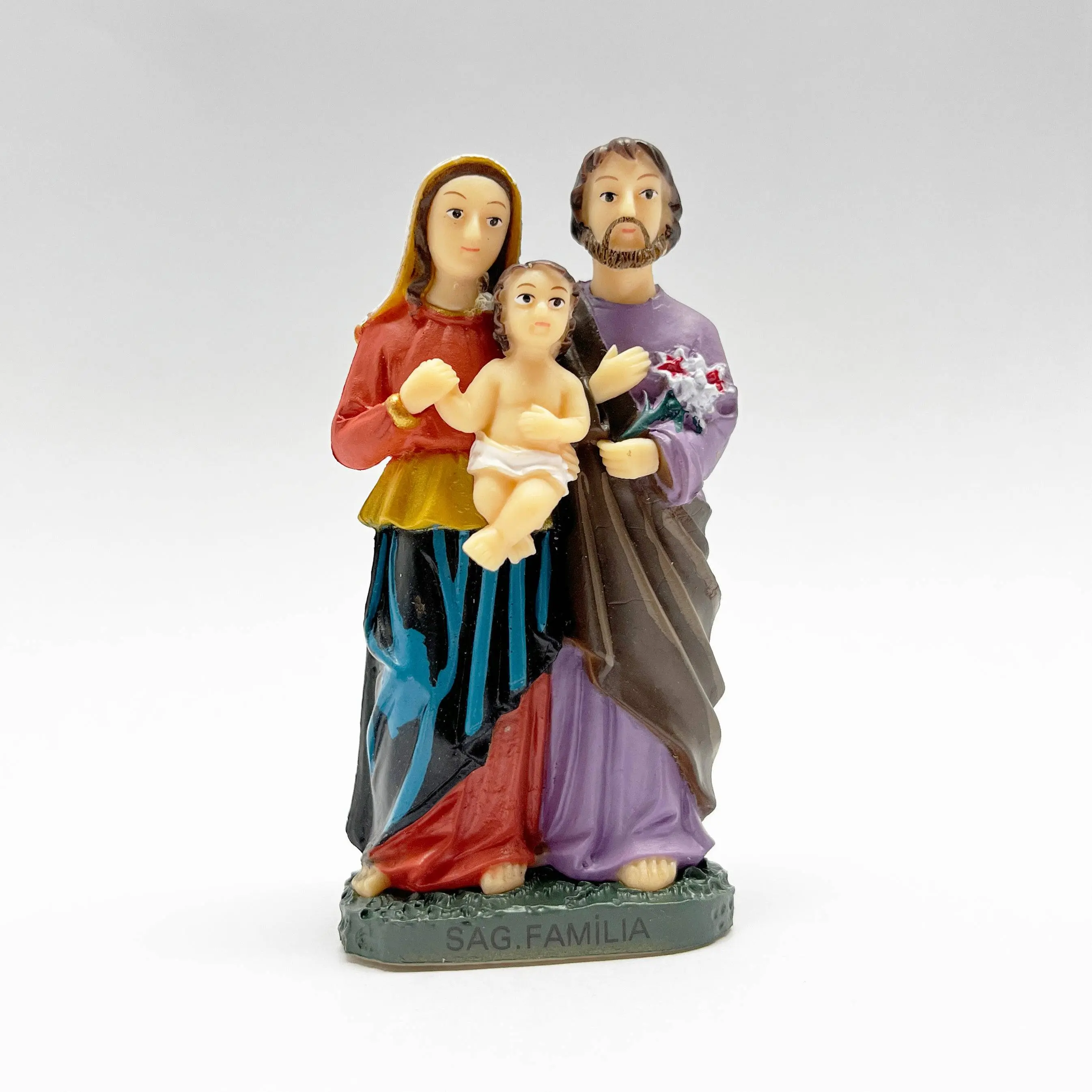 3" Holy Family Statue | Mary Joseph Baby Jesus | Catholic Home Decor | Religious Gift | Nativity Figurine