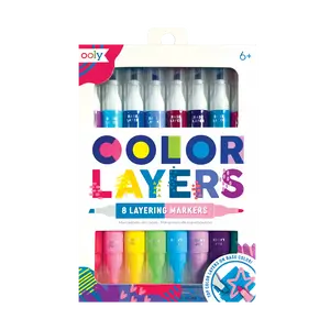 Color Layers Double Ended Layering Markers - Set of 8 Color Layers Double Ended Layering Markers - Set of 8