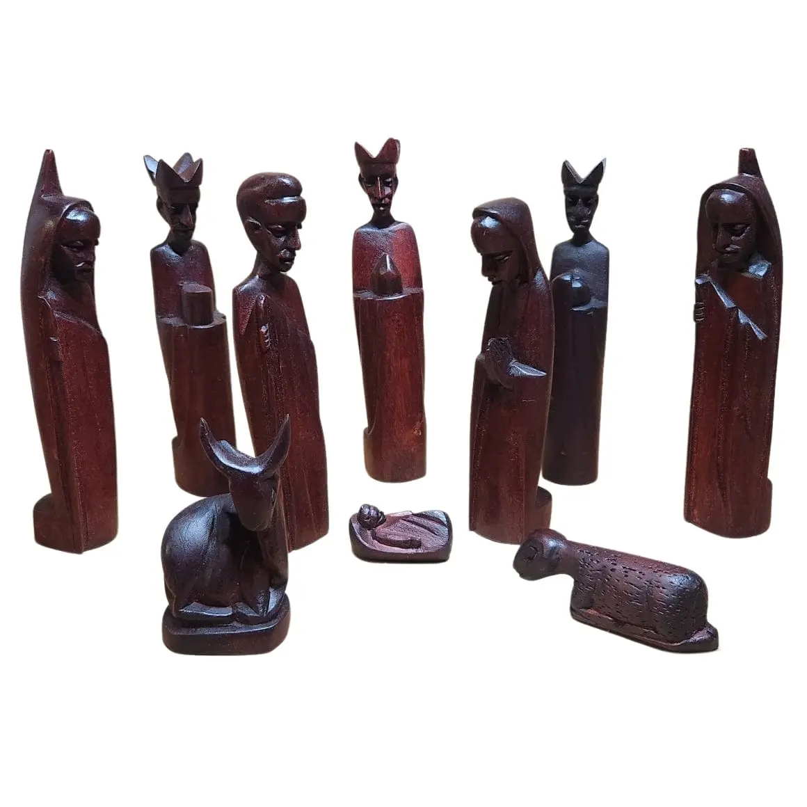 Jacaranda Wood Nativity Set