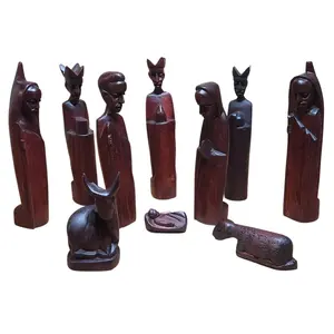 Jacaranda Wood Nativity Set
