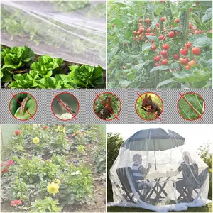 Garden Netting, 8.2x9.84ft Ultra Fine Mesh Insect Netting, Anti Bird Mosquito Netting, Plant Cover for Vegetables Fruits Flowers Crops Greenhouse Row Cover, Raised Bed Patio Mesh Netting, Barrier Screen Protector Netting