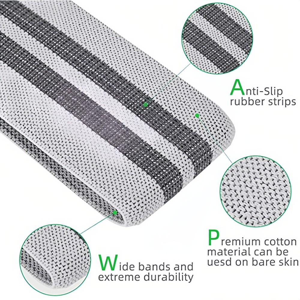 3 Pack Resistance Band Set, Pull Up Assist Bands Natural Latex Elastic Fitness Bands Resistance Band for Yoga Pilates Strength Training Home Gym Workout, Light / Medium / Heavy Hip Resistance Band