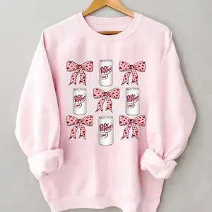Diet Dr Pepper sweatshirt, Diet Dr. Pepper, pop sweatshirt,  Diet Dr. Pepper Lover,Diet Coke Bow Sweatshirt, Drink With Bow Sweatshirt, Coca Cola Shirt, Just a Girl Who Loves Diet Coke, Weatercolor Bow, Gift For Her Sweaters Womenswear Hoodie Underwear