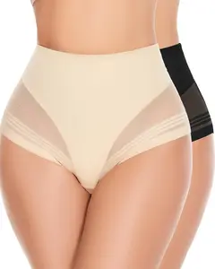 FVACPJ Shapewear Tummy Control Panties - Womens Shaping Underwear Compression Briefs Low Rise Cincher Bodyshaper Girdle Panty Black Nude
