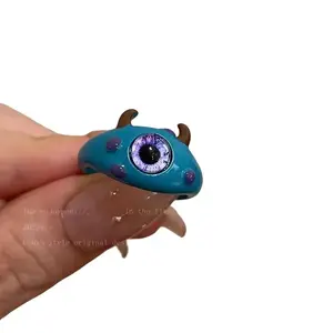Playful Cute Cyclops Monster Ring - Fashion Accessory