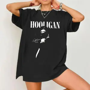 [100% Cotton][Graphic Tee] K-Pop Hooligan Graphic Tee, Dark Streetwear Rebel Aesthetic, Funny Concert T-Shirt, Unisex Gift