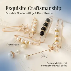 Pearl Waist Adjustment Pins - Instant Waist Fit for Jeans, Dresses & Skirts