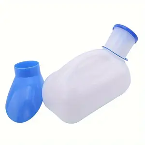 Portable Travel Urinal for Men & Women, Leak-Proof Design, Spacious, Handle Included, Durable Plastic, Portable Toilet, Ideal for Car, RV, Camping Outdoor Activities