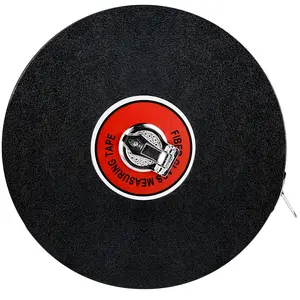 Closed Reel Measure Tape – 250 ft / 75 m, Hand Crank, Dual-Sided Feet & Meters