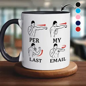 Gift - Per My Last Email 11oz Ceramic Mug – Snarky Office Humor Cup, Funny Gift for Coworkers, Work Besties & Professionals, Gag Gift for Friends & Coworkers