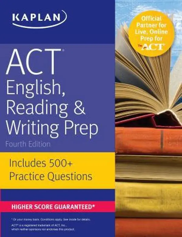 USED Book - ACT English, Reading & Writing Prep: Includes 500+ Practice Questions by Kaplan Test Prep (Paperback) - english