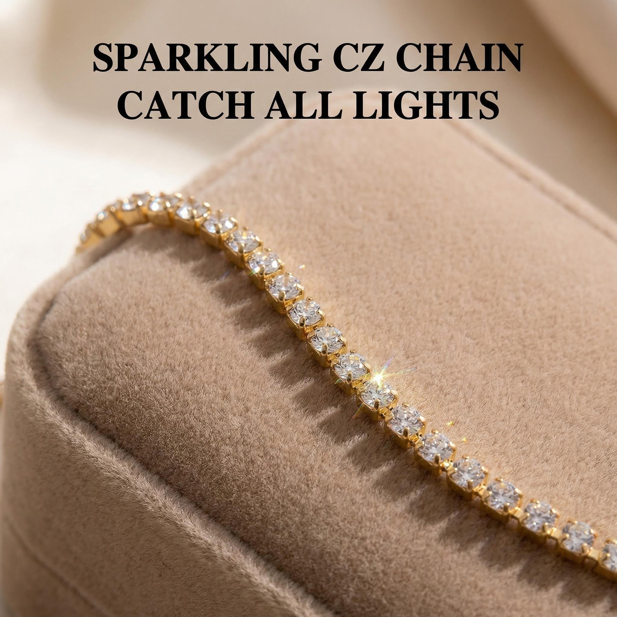 three-piece set Gold Multi Chain Bracelet Set Luxury Stackable Bracelets with Shiny Wide Metal Chain Rhinestone Thin Chain and Five Leaf Clover Pendant for Women Five Leaf Clover Gold Bracelet  Stackable Gold Bracelet for Women