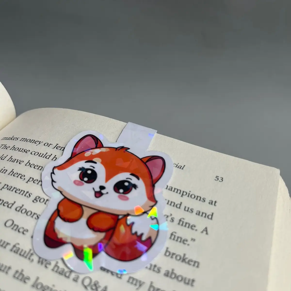 High-quality Cute Fox Magnetic Bookmarks with Magnetic Closures