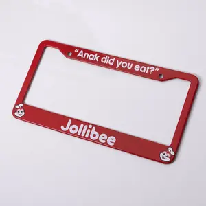 Jollibee Custom License Plate Cover | For Car Enthusiast | Car Guy Gifts | 1pc