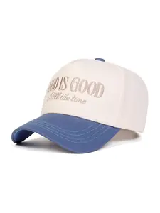 Unisex God Is Good Five-Sided Baseball Cap, Adjustable Outdoor Sun Protection Hat, Casual Travel Beach Vacation Headwear for Men Women