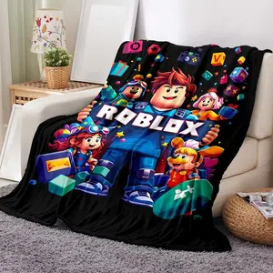 Soft Flannel Roblox Blanket, Super Soft Flannel Blanket, an Ideal Gift For Children and Enthusiasts on Special Occasions. Perfect For Use at Home, Office, Outdoors and Parties.