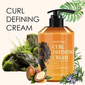 Curl Defining Cream 280ml — Suitable for wavy and curly hair, helps tame frizz and dullness, moisturizes and hydrates, provides a lightweight hold, keeps curls soft and bouncy, and reduces static. A styling gel-type haircare product.
