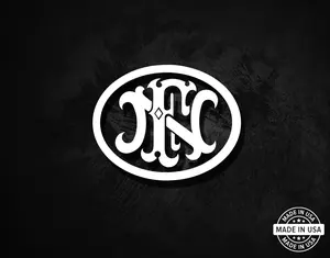 FN Herstal Decal, Vinyl Die Cut Sticker, 100% Made In USA