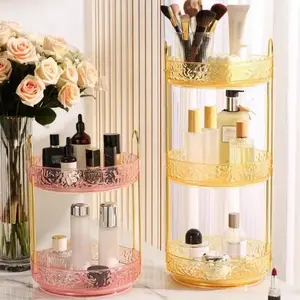 Multi-layer Cosmetic Storage Box, 1 Count Multi-functional Makeup Organizer, Desktop Makeup Organizer, Home Organizer for Bedroom Bathroom, Cosmetics Organizer Storage