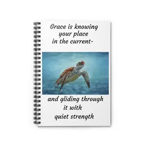 Inspirational Sea Turtle Notebook - Motivational Spiral Journal for Writing, Sketching, Gifts, Ocean Lovers, Nature Enthusiasts
