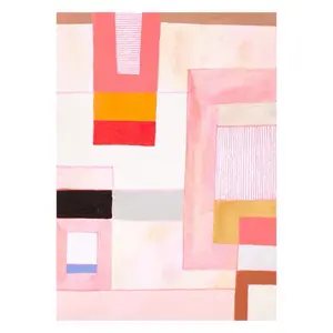 5”x7” Rectangles Composition Painting No. 3