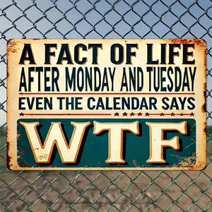 Funny Vintage Aluminum Metal Sign 8x12in Rustic Wall Art for Home Kitchen Yard Garden Decorative Plaque HD Printed Fade Resistant Indoor Outdoor