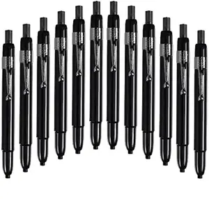 Listo 1620 - Box of 12 - BLACK COLOR - China Markers/Grease Pencils/China Marking/Pencils/Wax Pencils - Made in USA