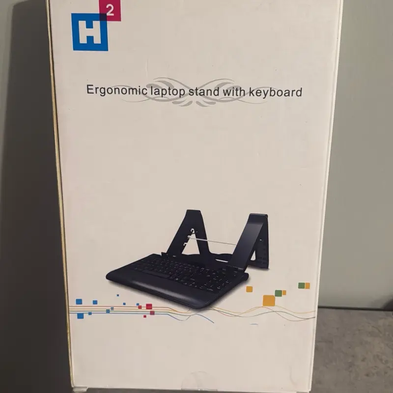 Ergonomic laptop stand with Keyboard