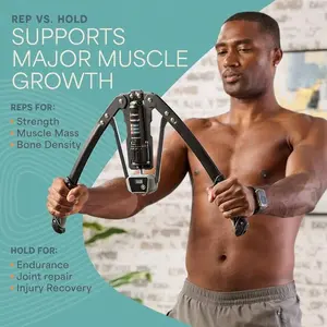 Hydraulic Chest Expander 10-Level Resistance Upper Body Home Exercise Trainer