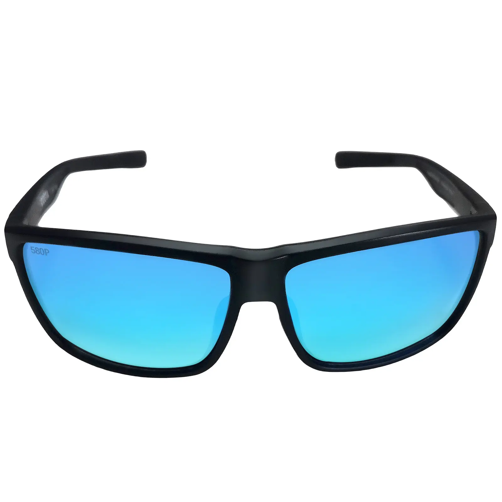 Polarized Sunglasses Rectangular Design for Men and Women Unisex Versatile Everyday Wear Blue Lenses casual fish sun glass