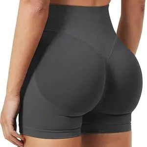 Women's High Waist Seamless Biker Shorts - Tummy Control Shaper, Butt-Lift Booty Enhancer, Thigh Slimmer, Anti-Chafing Compression Shapewear Underwear, Multi-Color Sports Shorts