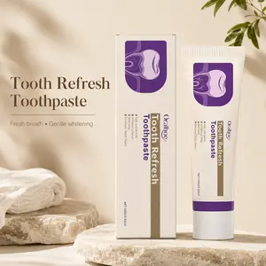 Natural Ingredients Toothpaste, Refresh Formula for Fresh Breath, Gentle Care for Sensitivity & Ache Relief, Supports Dental Health #Summervibes