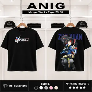 Zhu Yuan Zenless Zone Zero Tshirt, ZZZ game Oversize 2 Sided Cotton unisex graphic Tshirt, game movie Tops graphic tee, best gift for him