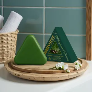 Herbal Nourishing Shampoo Bar, Gentle Cleansing, Silky Smooth Hair, Refreshing Non-Greasy Soap, Natural Ingredients, Suitable for All Hair Types