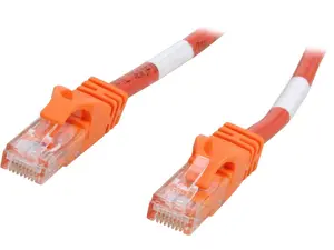 C2G 27895 Cat6 Crossover Cable - Snagless Unshielded Network Patch Cable, Orange (25 Feet, 7.62 Meters)
