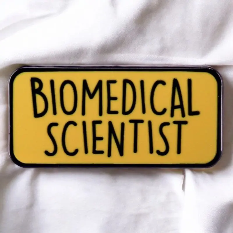 Biomedical Scientist Funny Enamel Pin – Geeky Gift for Lab Techs, Science Lovers & Healthcare Workers
